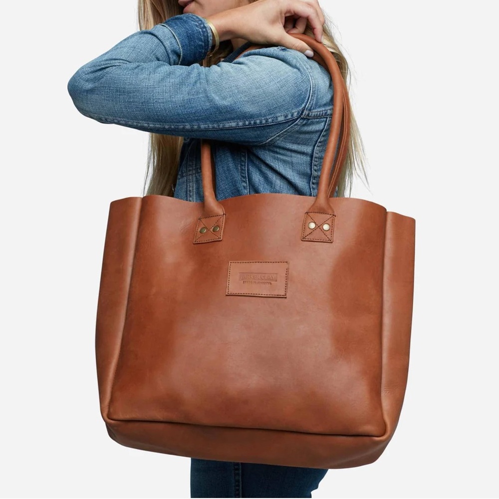 Parker Clay Merkato leather tote